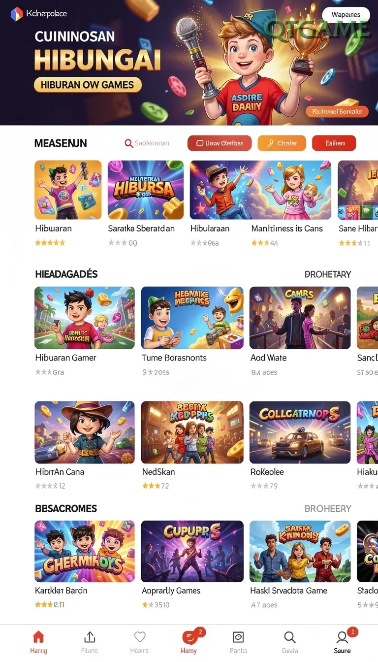 Cuplikan layar KOKITOTO — menu navigasi